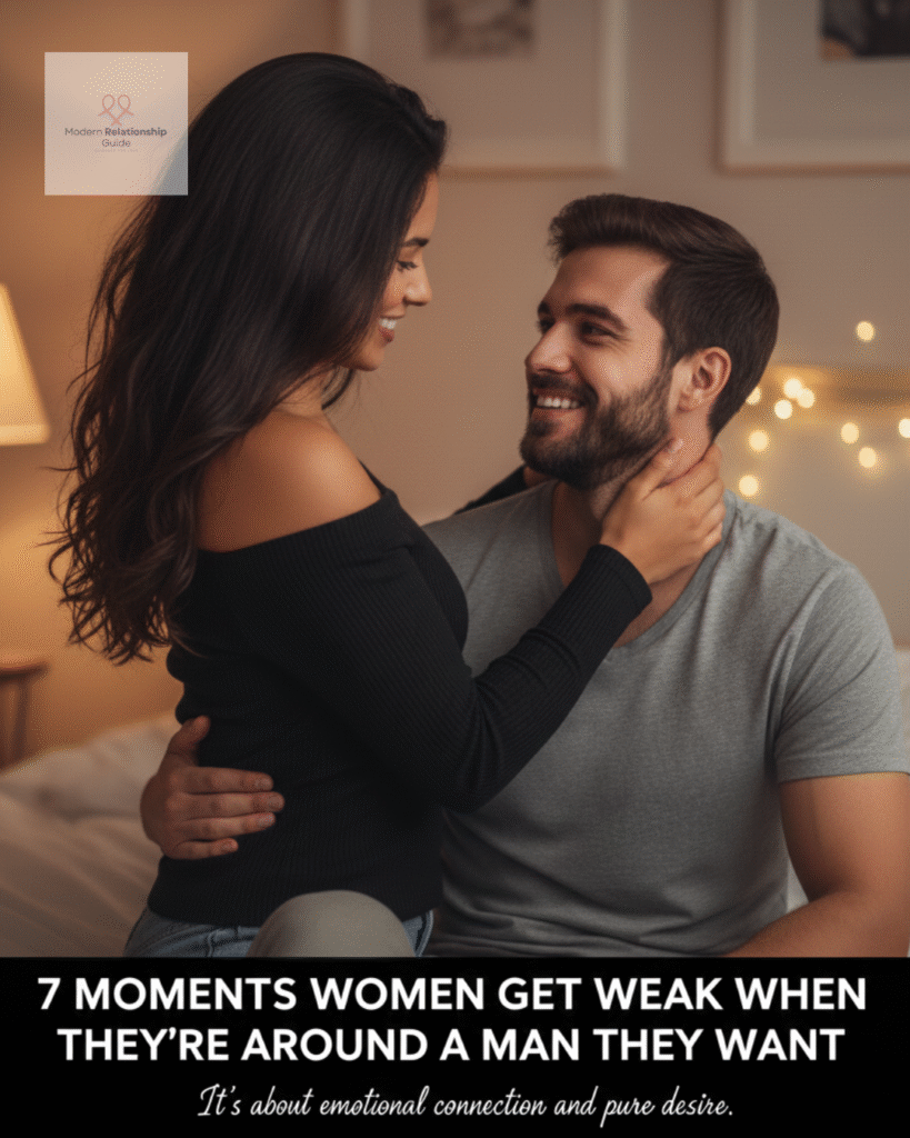Discover the 7 moments women get weak when they’re around a man they want. Learn subtle cues, emotional triggers, and seductive signals that spark attraction.