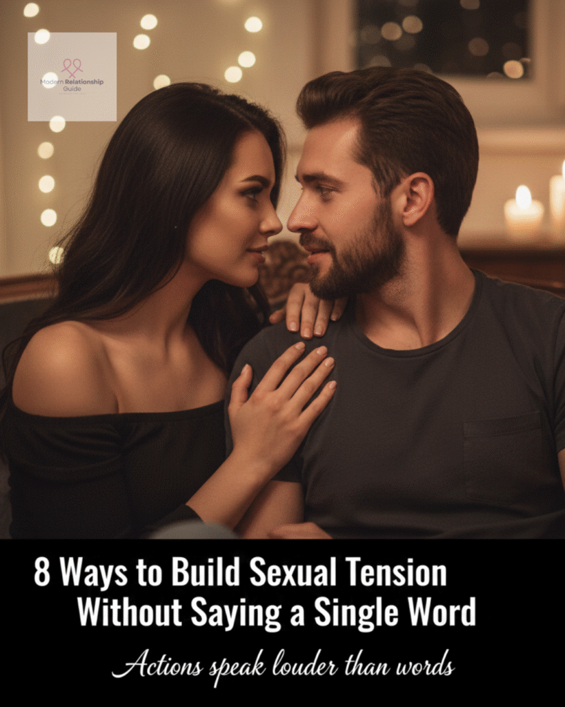 8 ways to build sexual tension without saying a single word