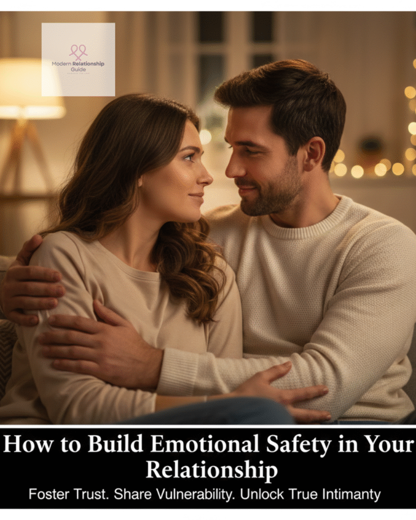 how to build emotional safety in your relationship